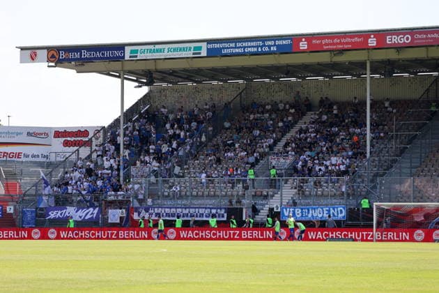Krieschow fans Football State Cup Brandenburg 2025 2026 Final FC Energie Cottbus VfB Krieschow 1921