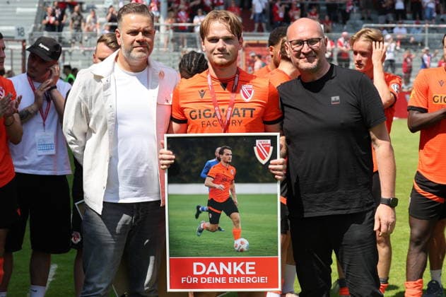Farewell to 36 Janis Juckel Energie Cottbus Football Brandenburg State Cup 2025 2026 Final FC Energie Cottbus VfB Krieschow 1921