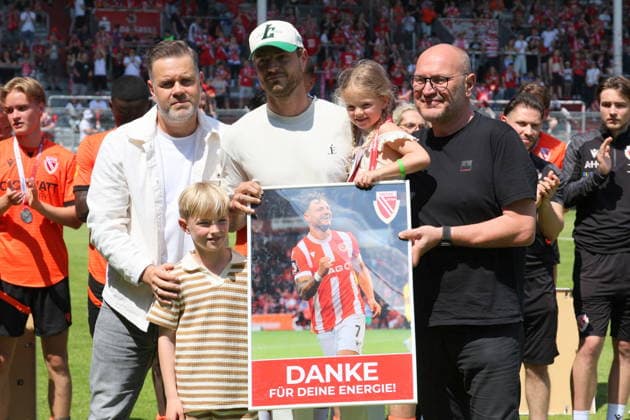 Farewell to 7 Timmy Thiele Energie Cottbus Football Brandenburg State Cup 2025 2026 Final FC Energie Cottbus VfB Krieschow 1921