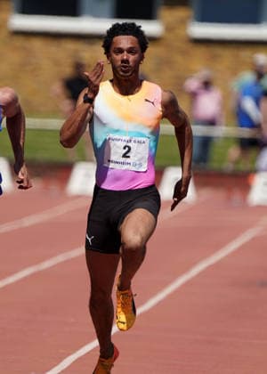 Athletics, athletics, BuS Kurpfalz Gala , 23 05 2026 , Sepp Herberger Stadion Weinheim, 100m Joshua Hartmann, ASV Köln