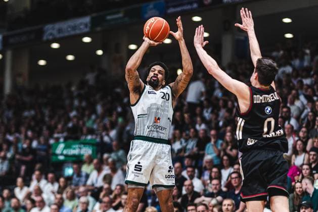 Basketball, BBL, Playoffs, Gladiators Trier - Bayern Munich