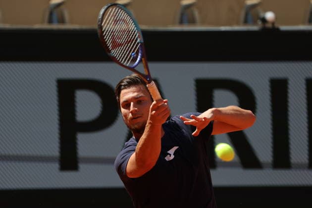 ROLAND GARROS 2026 Thierry Larret MAXPPP - PARIS (75) 23 05 2026 Thierry Larret Maxppp. Tennis. Roland Garros 2026. Internationaux de France de tennis. Stade Roland Garros, Paris (75). Le 23 mai 2024. JournÃ e Yannick NOAH. Taylor FRITZ vs Miomir KECMANOVIC court Suzanne Lenglen French Open at Roland Garros on May 23, 2026 in Paris, France. PARIS (75) STADE ROLAND GARROS PARIS ILE DE FRANCE FRANCE  Copyright: xMAXPPPxThierryxLarretx TLR202605234678 TLR202605234678