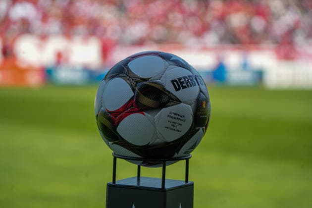 Germany Bitburger Pokalfinale 2026, S C Fortuna Köln vs Viktoria Köln 23 05 2026 Sportpark Höhenberg Köln The match ball from Derbystar Köln Germany Copyright: xMijoxLubecx