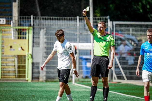 Germany Soccer bfv Rothaus Pokal 2025 2026 , Final VfR Mannheim vs SV Waldhof Mannheim Carl Benz Stadion Mannheim Lovis Bierschenk SV Waldhof Mannheim, 7 facial expression, facial expression, map Copyright: xBennetxLongx