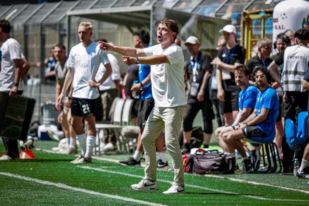 Germany Soccer bfv Rothaus Pokal 2025 2026 , Final VfR Mannheim vs SV Waldhof Mannheim Carl Benz Stadion Mannheim Luc Holtz Coach, SV Waldhof Mannheim Mimic, facial expression, gesture, gesture Copyright: xBennetxLongx