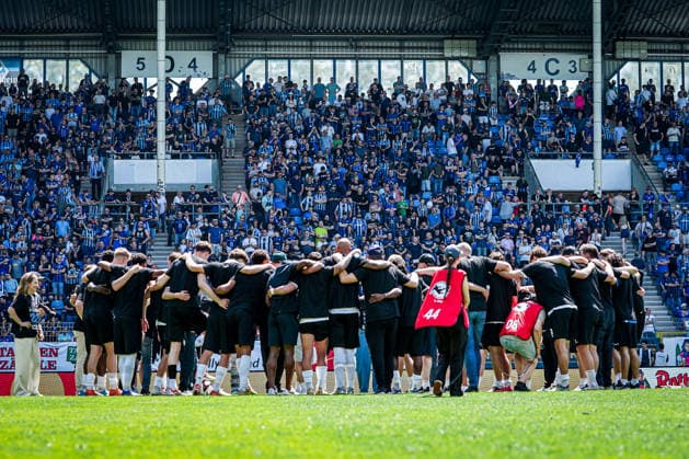 Germany Soccer bfv Rothaus Pokal 2025 2026 , Final VfR Mannheim vs SV Waldhof Mannheim Carl Benz Stadion Mannheim Team, Fans, Grandstand Copyright: xBennetxLongx
