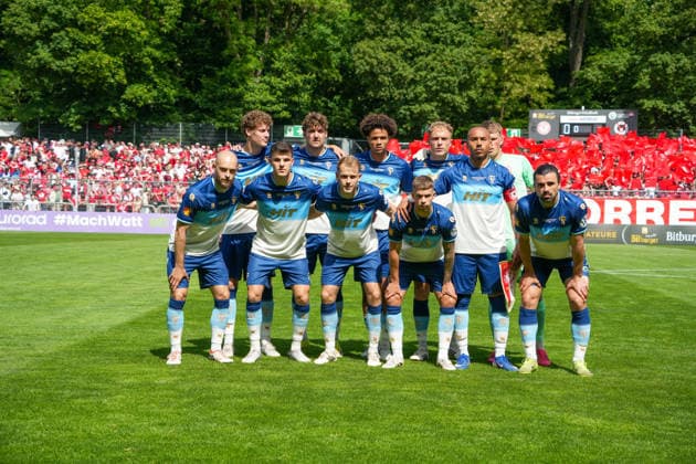 Germany Bitburger Pokalfinale 2026, S C Fortuna Köln vs Viktoria Köln 23 05 2026 Sportpark Höhenberg Köln The starting eleven of Fortuna Köln Köln Germany Copyright: xMijoxLubecx