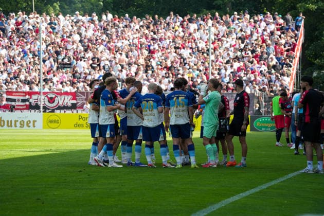Germany Bitburger Cup Final 2026, S C Fortuna Cologne vs Viktoria Cologne 23 05 2026 Sportpark Höhenberg Cologne Drinking break in Höhenberg Cologne Germany Copyright: xMijoxLubecx