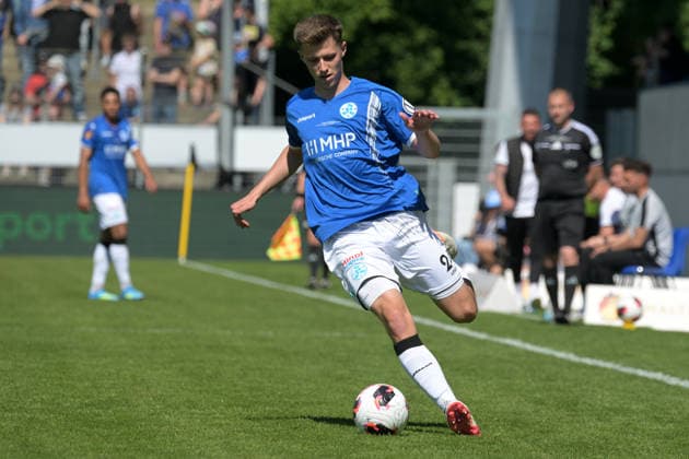 Per Lockl SV Stuttgarter Kickers, 21 am with ball SV Stuttgarter Kickers vs SG Sonnenhof Grossaspach, Football, Men, DB Regio wfv Cup Final, Season 2025 2026, 23 05 2026 SV Stuttgarter Kickers vs SG Sonnenhof Grossaspach, Football, Men, DB Regio wfv Cup Final, Season 2025 2026, 23 05 2026 Stuttgart Copyright: xEibner-Pressefoto TobiasxBaurx EP_TBR