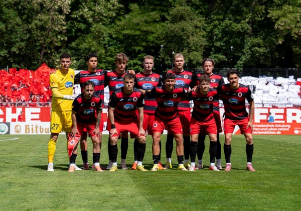 Team line-up of Viktoria Köln, Starting eleven SC Fortuna Köln vs Viktoria Köln 23 05 2026 Soccer, Bitburger Pokalfinale 2026, GER, Sportpark Höhenberg, Cologne Copyright: HMBxMedia xMarcoxBader