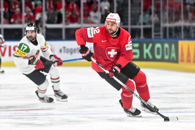 Ice hockey, World Championship, Switzerland - Hungary