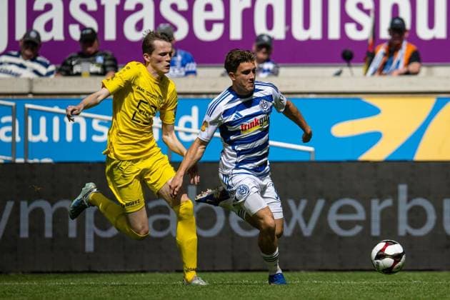 Lower Rhine Cup Final MSV Duisburg SC St Tönis FOR EDITORIAL PURPOSES ONLY p Soccer Lower Rhine Cup Final MSV Duisburg SC St Tönis on 23 05 26 in the Schauinsland Reisen Arena in Duisburg Patrick Sussek Duisburg Duisburg Copyright JakobxKlos Copyright: JakobxKlos doc85yzx7q0iu14uv6ge76 ,EDITORIAL USE ONLY Copyright: JakobxKlos
