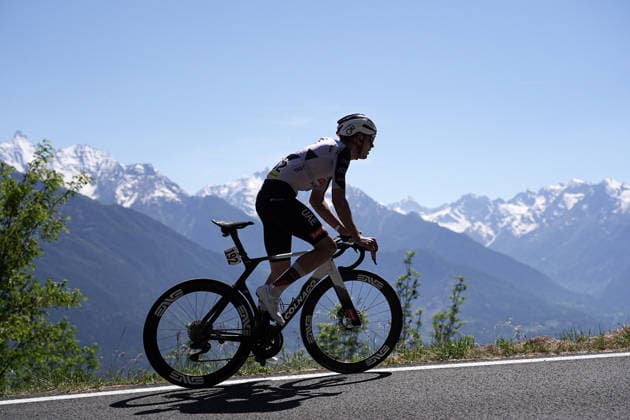 Spain™s Igor Arrieta Lizarraga of UAE Team Emirates XRG during Stage 14 of the Giro d™Italia, from Aosta to Pila, Italy, Saturday, May 23, 2026.  Copyright: xMarcoxAlpozzi LaPressex