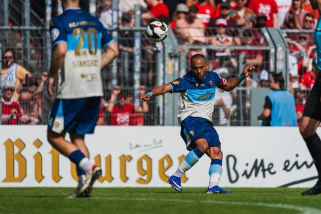 Robin Afamefuna Fortuna Koeln, 22 at flank Fortuna Köln vs FC Viktoria Köln, Football, Landespokal Mittelrhein 2025 26, Final, Season 2025 26, 23 05 2026, Fortuna Köln vs FC Viktoria Köln, Football, Landespokal Mittelrhein, Final, Season 2025 26, 23 05 2026 Köln Copyright: xEibner-Pressefoto LukasxBaldygax EP_LBA