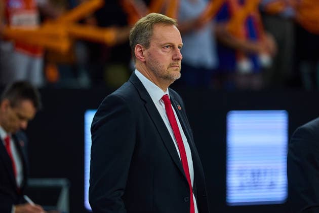 Arne Woltmann BMA365 Bamberg Baskets, Assistant Coach GER, ratiopharm ulm vs Bamberg Baskets, Basketball, Playoffs, Quarterfinals, 3 Match, EasyCredit BBL, Season 2025 2026, 23 05 2026 GER, ratiopharm ulm vs Bamberg Baskets, Basketball, Playoffs, Quarterfinals, 3 Match, EasyCredit BBL, Season 2025 2026, 23 05 2026 New Ulm Copyright: xEibner-Pressefoto GeraldxOelze-dexStoppanyx EP_ODS