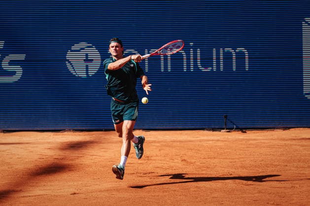 Tennis Men bitpanda Hamburg Open ATP 500 Final Ignacio Buse PER vs Tommy Paul USA 23 05 2026 Tommy Paul Forehand Hamburg Tennisstadion am Rothenbaum Hamburg Germany