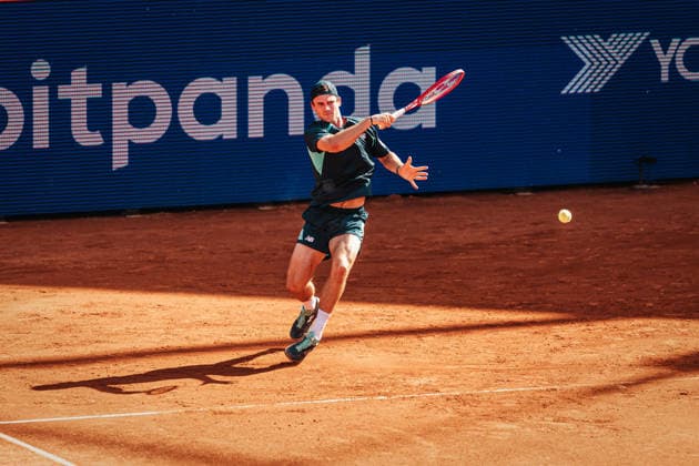 Tennis Men bitpanda Hamburg Open ATP 500 Final Ignacio Buse PER vs Tommy Paul USA 23 05 2026 Tommy Paul Forehand Hamburg Tennisstadion am Rothenbaum Hamburg Germany