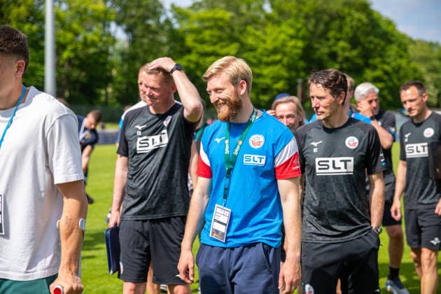 Athletics Coach Daniel Rellmann FCH GER, Football, State Cup, Lüpzer Pils Cup, Final, SV Pastow FC Hansa Rostock