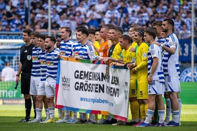 Lower Rhine Cup Final MSV Duisburg SC St Tönis FOR EDITORIAL PURPOSES ONLY p Football Lower Rhine Cup Final MSV Duisburg SC St Tönis on 23 05 26 in the Schauinsland Reisen Arena in Duisburg Duisburg Copyright JakobxKlos Copyright: JakobxKlos doc85z0ii780ecn0q5cjoc ,EDITORIAL USE ONLY Copyright: JakobxKlos