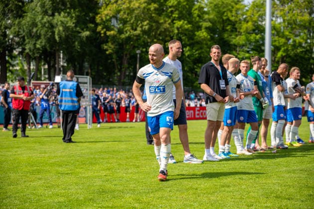 Maximilian Krauß FCH was voted player of the match GER, Football, State Cup, Lüpzer Pils Cup, Final, SV Pastow FC Hansa Rostock
