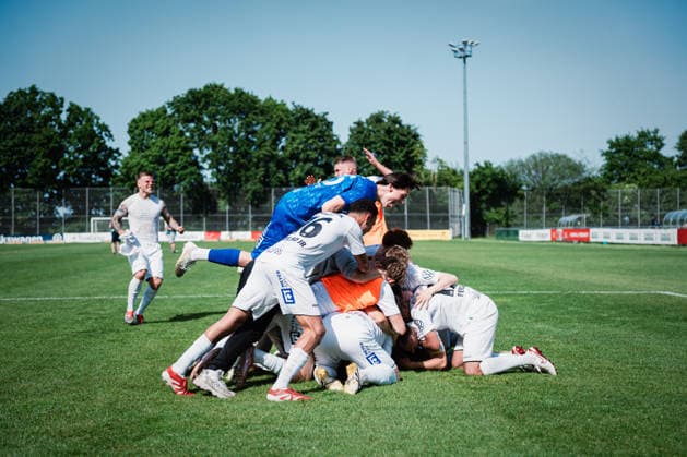 Lower Saxony Cup TuS Bersenbrück vs Lüneburger SK, 23 05 2026 JUBILEE at Lüneburger SK, winner of the Lower Saxony Cup TuS Bersenbrück vs Lüneburger SK on 23 05 2026 at August Wenzel Stadium, Barsinghausen Copyright: xBEAUTIFULxSPORTS Tonhäuserx