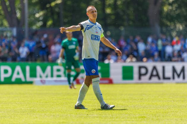 Franz Pfanne Rostock x GER, FC Hansa Rostock vs SV Pastow, Football, Men, Lübzer Pils Landespokal, Final, Season 2025 2026, 23 05 2026 Greifswald Volksstadion Mecklenburg Vorpommern Germany