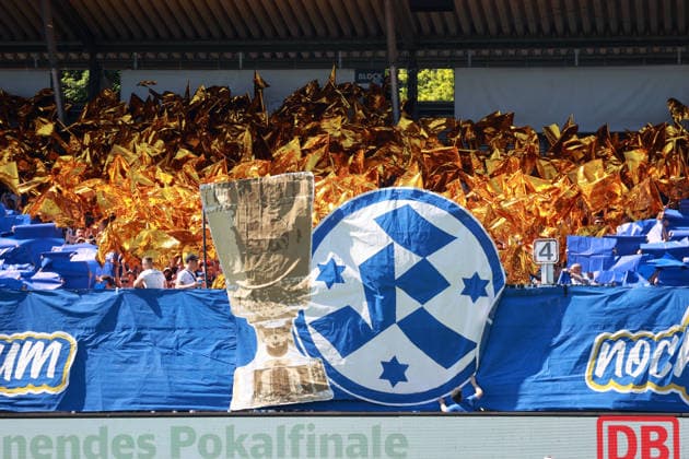 23 05 26 wfv cup final 2026 Stuttgarter Kickers SG Sonnenhof Großaspach Germany, Stuttgart, 23 05 2026, Football, Season 2025 2026, Final day of the amateurs, DB Regio wfv cup final 2026, Stuttgarter Kickers SG Sonnenhof Großaspach Stuttgarter Kickers fans