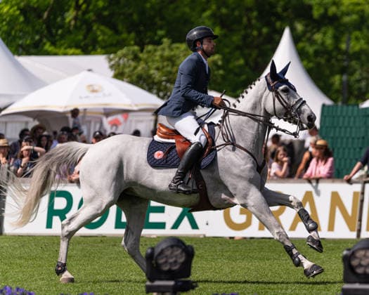 169 Daniel Bluman on Corbie V.V. (ISR) during the TSCHIO 2026 (CHIO 2026) - 2nd Qualifier Rolex Grand Prix - CSI5* - Jumping competition with jump-off at the Allianz Park in Aachen, Germany  Copyright: xMartinxPitschx xSPPx Sportspressphoto_152444