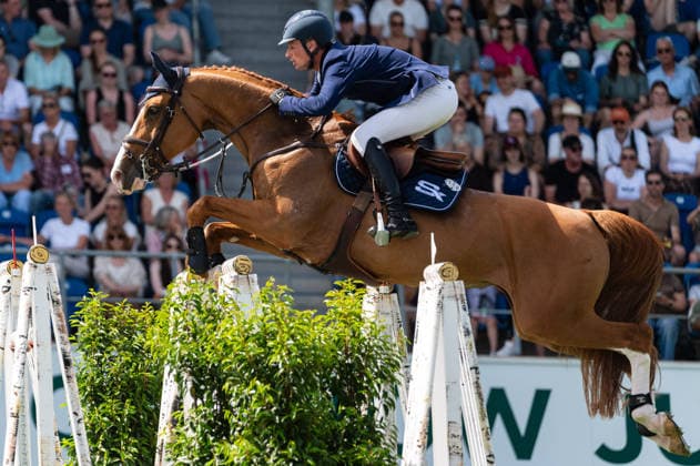 143 Martin Fuchs on Lorde (SUI) during the TSCHIO 2026 (CHIO 2026) - 2nd Qualifier Rolex Grand Prix - CSI5* - Jumping competition with jump-off at the Allianz Park in Aachen, Germany  Copyright: xMartinxPitschx xSPPx Sportspressphoto_152447