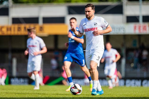 Berkan Taz SC Verl, 10 GER, SC Verl vs SF Lotte, Football, Westfalenpokal, Finale, Spielzeit 2025 2026, 23 05 2026 DFL Regulations prohibit any use of photographers as image sequences and or quasi video GER, SC Verl vs SF Lotte, Football, Westfalenpokal, Finale, Spielzeit 2025 2026, 23 05 2026 Verl Copyright: xEibner-Pressefoto JanxRollingerx EP_JSK