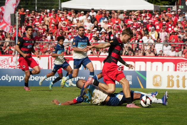 Germany Bitburger Pokalfinale 2026, S C Fortuna Köln vs Viktoria Köln 23 05 2026 Sportpark Höhenberg Köln Robin Afamefuna Fortuna Köln, 22 saves in last second Cologne Germany Copyright: xMijoxLubecx