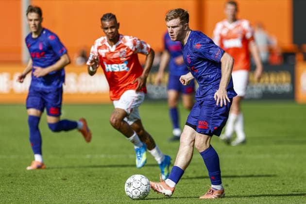 VOLENDAM , 23-05-2026 , Kras Stadium , season 2025 - 2026 , Dutch Keuken Kampioen Divisie football , second leg of the Keuken Kampioen Play-Offs final , match between FC Volendam and Willem II , picture shows Willem II player Devin Haen Volendam - Willem II (play off)  x203909232x Copyright: