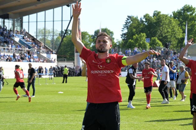 Volkan Celiktas SG Sonnenhof Grossaspach, 05 after the match SV Stuttgarter Kickers vs SG Sonnenhof Grossaspach, Football, Men, DB Regio wfv cup final, Season 2025 2026, 23 05 2026 SV Stuttgarter Kickers vs SG Sonnenhof Grossaspach, Football, Men, DB Regio wfv cup final, Season 2025 2026, 23 05 2026 Stuttgart Copyright: xEibner-Pressefoto TobiasxBaurx EP_TBR