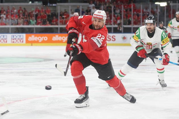 23 05 2026 Swiss Life Arena Zurich , SWITZERLAND, Mens Ice Hockey IIHF World Championship Zurich 2026 Group A SUI HUN Nino Niederreiter SUI