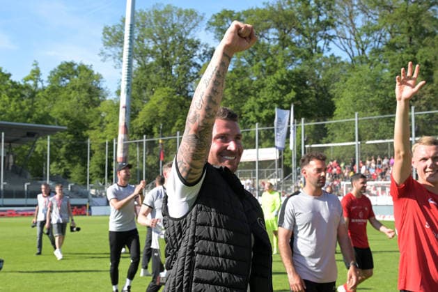 Pascal Reinhardt SG Sonnenhof Grossaspach, Coach SV Stuttgarter Kickers vs SG Sonnenhof Grossaspach, Football, Men, DB Regio wfv Cup Final, Season 2025 2026, 23 05 2026 SV Stuttgarter Kickers vs SG Sonnenhof Grossaspach, Football, Men, DB Regio wfv Cup Final, Season 2025 2026, 23 05 2026 Stuttgart Copyright: xEibner-Pressefoto TobiasxBaurx EP_TBR