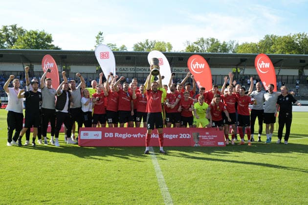 wfv cup winner is SG Sonnenhof Gorssaspach SV Stuttgarter Kickers vs SG Sonnenhof Grossaspach, Football, Men, DB Regio wfv cup final, season 2025 2026, 23 05 2026 SV Stuttgarter Kickers vs SG Sonnenhof Grossaspach, Football, Men, DB Regio wfv cup final, season 2025 2026, 23 05 2026 Stuttgart Copyright: xEibner-Pressefoto TobiasxBaurx EP_TBR