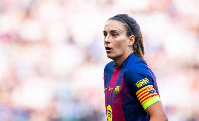 260523 Alexia Putellas of Barcelona during the UEFA Women s Champions League final football match between Barcelona and Lyon on May 23, 2026 in Oslo Photo Vegard Grott BILDBYRAN kod VG VG0925 bbeng football fotball fotball soccer champions league finale final final 2026 mesterligaen dam fcb barcelona lyon ol lyonnes  Copyright: VEGARDxGRoTT BB260523VG037