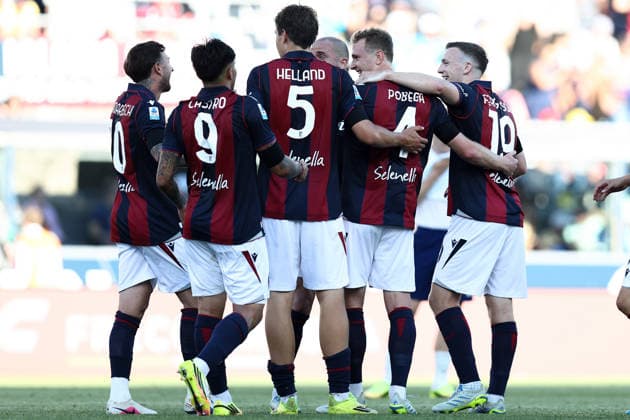 Mf Bologna 23 05 2026 - campionato di calcio serie A Bologna-Inter foto Michele Finessi Image nella foto: esultanza gol Tommaso Pobega 