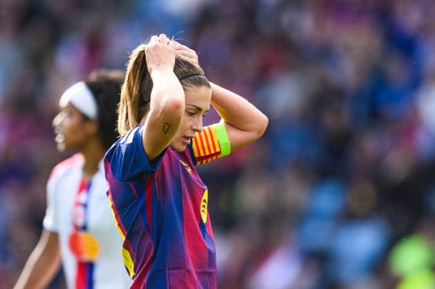 260523 Alexia Putellas of Barcelona looks dejected during the UEFA Womens Champions League final football match between Barcelona and Lyon on May 23, 2026 in Oslo Photo Jon Olav Nesvold BILDBYRAN COP 217 VG0925 bbeng football fotball soccer champions league finale final final 2026 mesterligaen dam fcb barcelona lyon ol lyonnes  Copyright: JONxOLAVxNESVOLD BB260523JE030