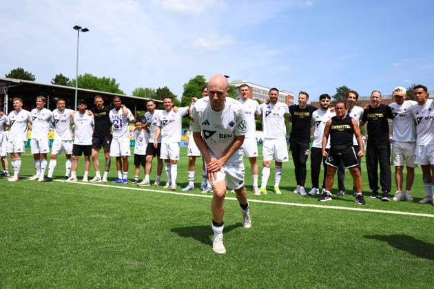 21 Fabian Lemke HEBC sang along with the fans Football I Mens I Lotto Cup I 2025 2026 season I Final I SC Vorwärts Wacker04 Billstedt HEBC I 23 05 2026 I Hoheluft stadium