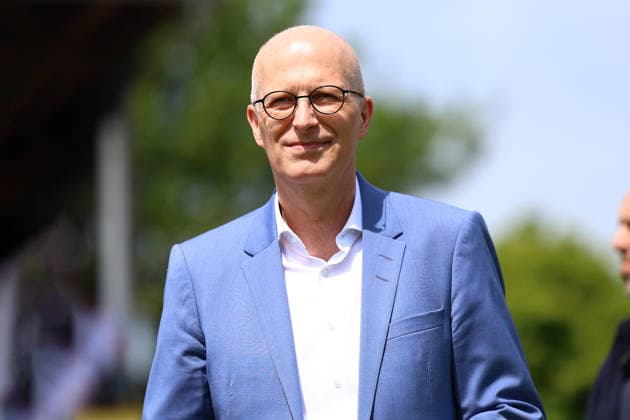 Peter Tschentscher First Mayor, Hamburg Football I Mens I Lotto Cup I 2025 2026 season I Final I SC Vorwärts Wacker04 Billstedt HEBC I 23 05 2026 I Hoheluft stadium