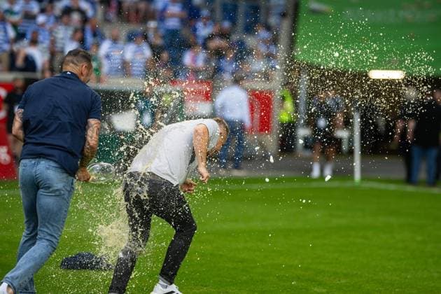Lower Rhine Cup Final MSV Duisburg SC St Tönis FOR EDITORIAL PURPOSES ONLY p Football Lower Rhine Cup Final MSV Duisburg SC St Tönis on 23 05 26 in the Schauinsland Reisen Arena in Duisburg Duisburg Copyright JakobxKlos Copyright: JakobxKlos doc85z1qxbfrw1enrjkqml ,EDITORIAL USE ONLY Copyright: JakobxKlos