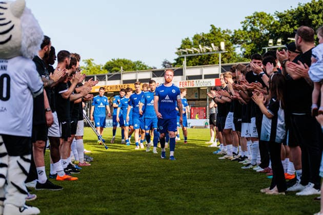 The team of SC Verl is playing for SF Lotte GER, SC Verl vs SF Lotte, Football, Westfalenpokal, Final, Season 2025 2026, 23 05 2026 DFL Regulations prohibit any use of photographers as image sequences and or quasi video GER, SC Verl vs SF Lotte, Football, Westfalenpokal, Final, Season 2025 2026, 23 05 2026 Verl Copyright: xEibner-Pressefoto JanxRollingerx EP_JSK
