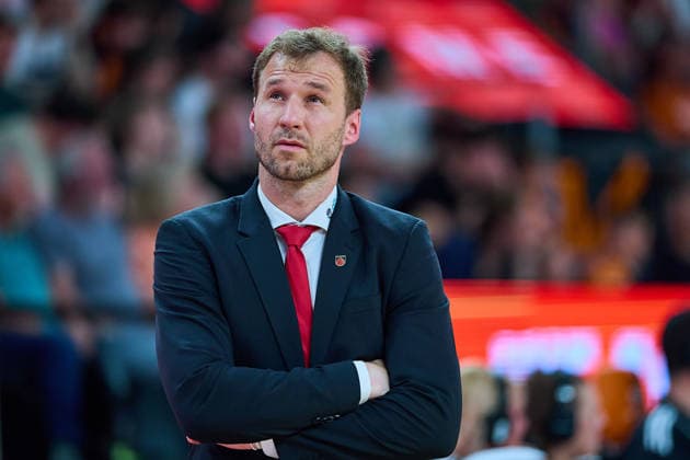 Anton Gavel BMA365 Bamberg Baskets, Headcoach GER, ratiopharm ulm vs Bamberg Baskets, Basketball, Playoffs, Quarterfinals, 3 Match, EasyCredit BBL, Season 2025 2026, 23 05 2026 GER, ratiopharm ulm vs Bamberg Baskets, Basketball, Playoffs, Quarterfinals, 3 Match, EasyCredit BBL, Season 2025 2026, 23 05 2026 New Ulm Copyright: xEibner-Pressefoto GeraldxOelze-dexStoppanyx EP_ODS