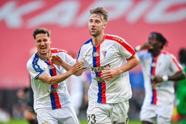 2026.05.23 Zabrze Pilka nozna PKO BP Ekstraklasa Sezon 2025 2026 Gornik Zabrze - Radomiak Radom N z Lukas Sadilek, Sondre Liseth, radosc, radosc po golu, radosc po bramce Foto Marcin Bulanda PressFocus 2026.05.23 Zabrze Football Polish PKO BP Ekstraklasa League Season 2025 2026 Gornik Zabrze - Radomiak Radom Lukas Sadilek, Sondre Liseth, radosc, radosc po golu, radosc po bramce Credit: Marcin Bulanda PressFocus NEWSPIX.PL --- newspix.pl 