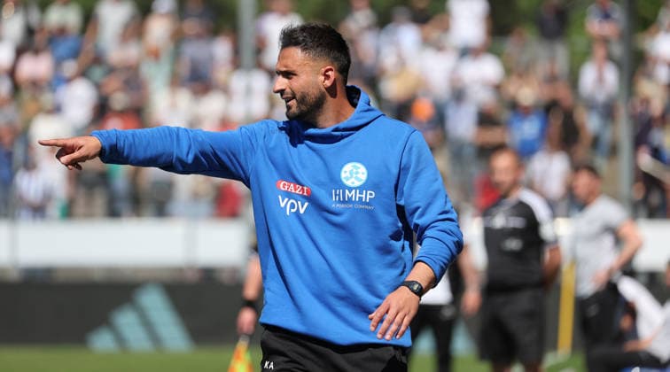 Stuttgart Degerloch, Football Wfv Cup Final Stuttgarter Kickers vs SG Sonnenhof Großaspach, Coach Kerem Arslan Kickers