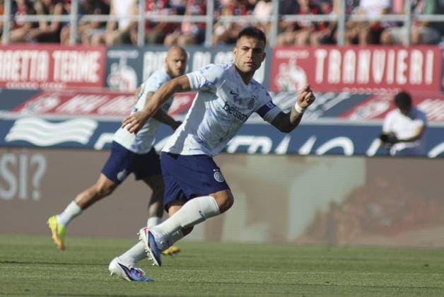 FOOTBALL - Serie A - Bologna FC vs Inter Milan - FC Internazionale Photo by IPA ABACAPRESS.COM85002875 - Lautaro Martinez of Inter FC during Bologna FC vs FC Inter, 38th Serie A Enilive 2025-26 game at Renato dall Ara stadium in Bologna (BO), Italy, on May 23, 2026. Bologna Italy  Copyright: xIPAxSport ABACAx
