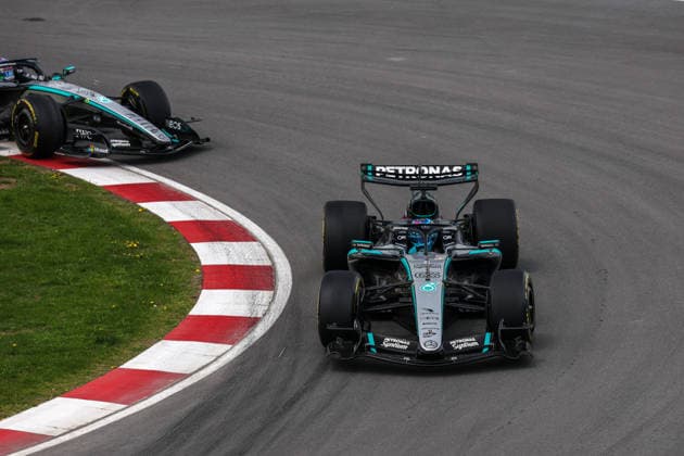 F1 - CANADIAN GRAND PRIX 2026 63 RUSSELL George (gbr), Mercedes AMG F1 Team W17, action during the Formula 1 Grand Prix du Canada 2026, 5th round of the 2026 Formula One World Championship, WM, Weltmeisterschaft from May 22 to 24, 2026 on the Circuit Gilles Villeneuve, in MontrÃ al, Canada - MontrÃ alCanada  Copyright: xDPPIx