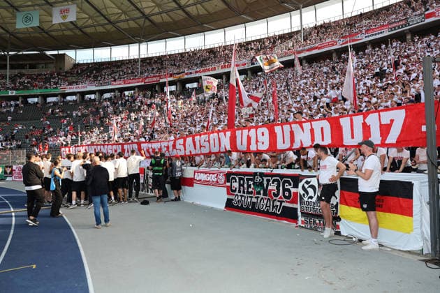 23 05 26 DFB Cup Final 2026 FC Bayern Munich VfB Stuttgart Germany, Berlin, 23 05 2026, Football, Season 2025 2026, U19 VfB Stuttgart in Berlin Olympic Stadium