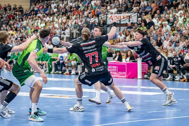 Handball Bundesliga HSG Wetzlar HC Erlangen, 23 05 26 Dominik Mappes HSG Wetzlar, 7 , Maciej Gebala HC Erlangen, 77 , Josip Simic HSG Wetzlar, 10 , Florian Scheerer HC Erlangen, 10 Handball Bundesliga HSG Wetzlar HC Erlangen Wetzlar, 23 05 26 Copyright: xBEAUTIFULxSPORTS Roeczeyx